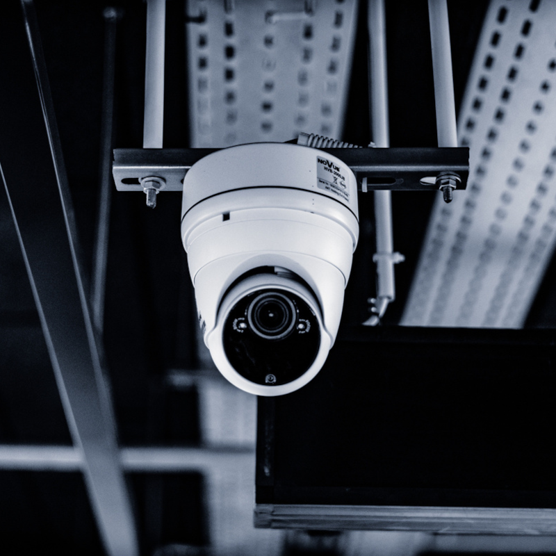 IP surveillance camera with 4K resolution and Power over Ethernet