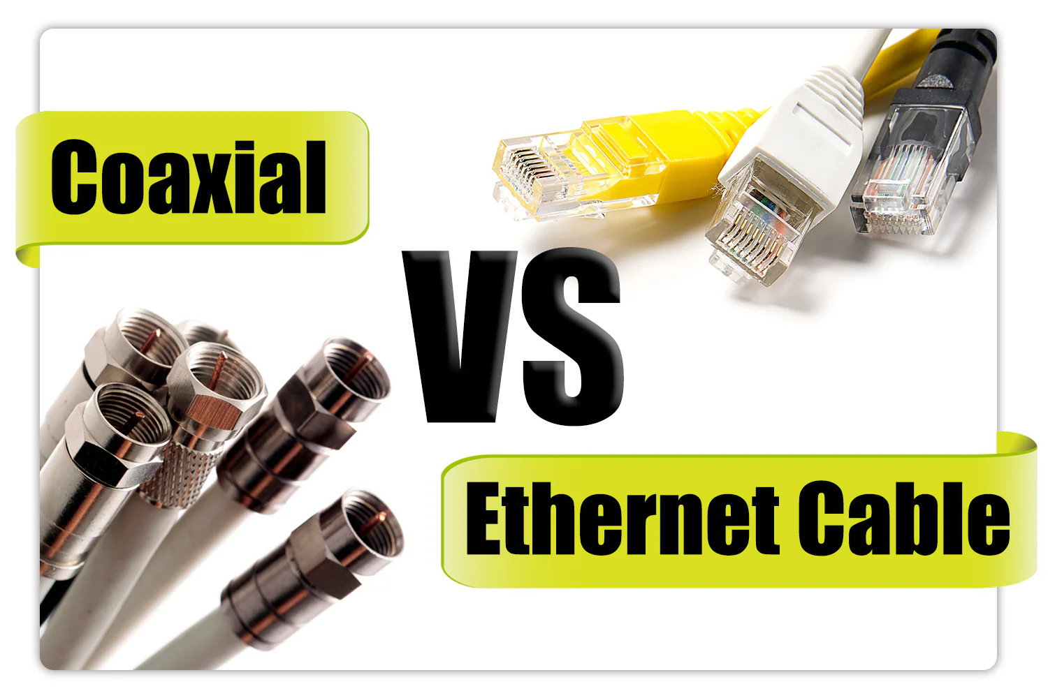 Coaxial cable versus Ethernet cable comparison for security cameras