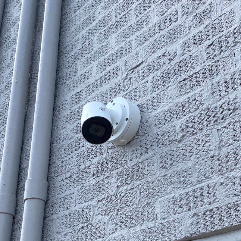 Coaxial cable for analog CCTV security cameras