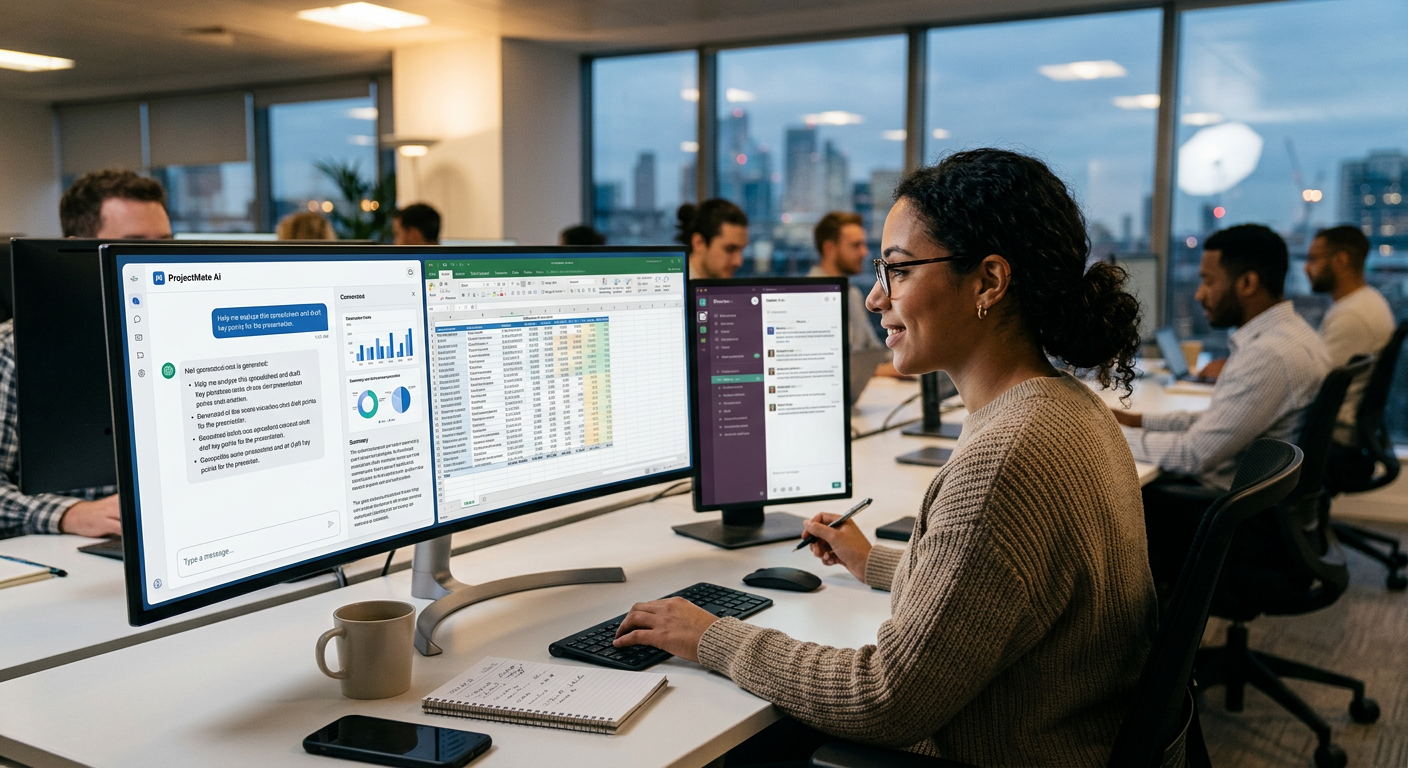 AI worker using virtual intelligence technology