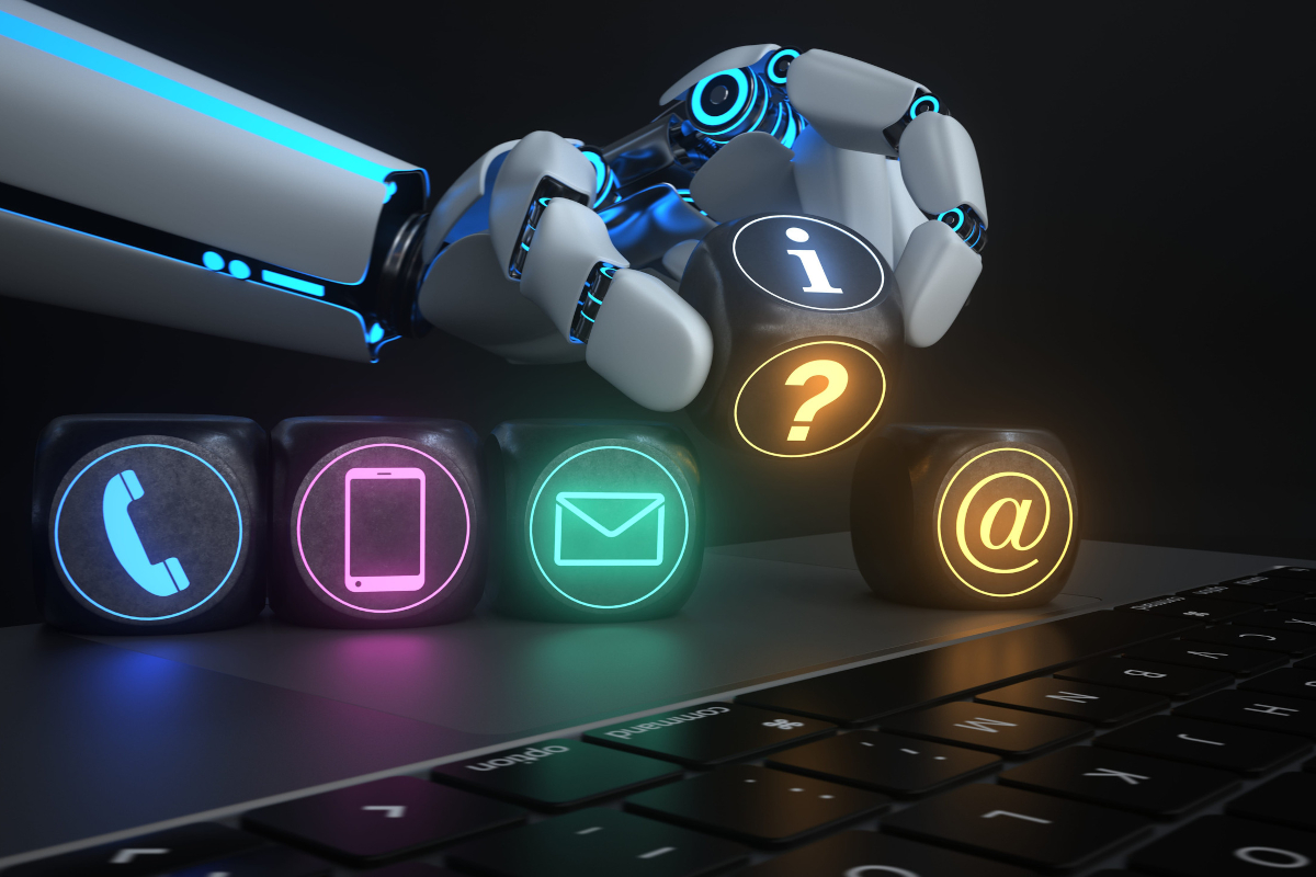 AI Technology Working Concept.