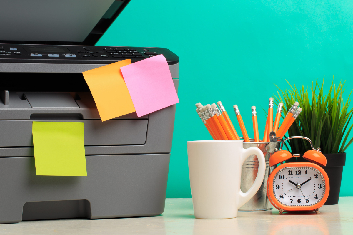 Printer in an Office.